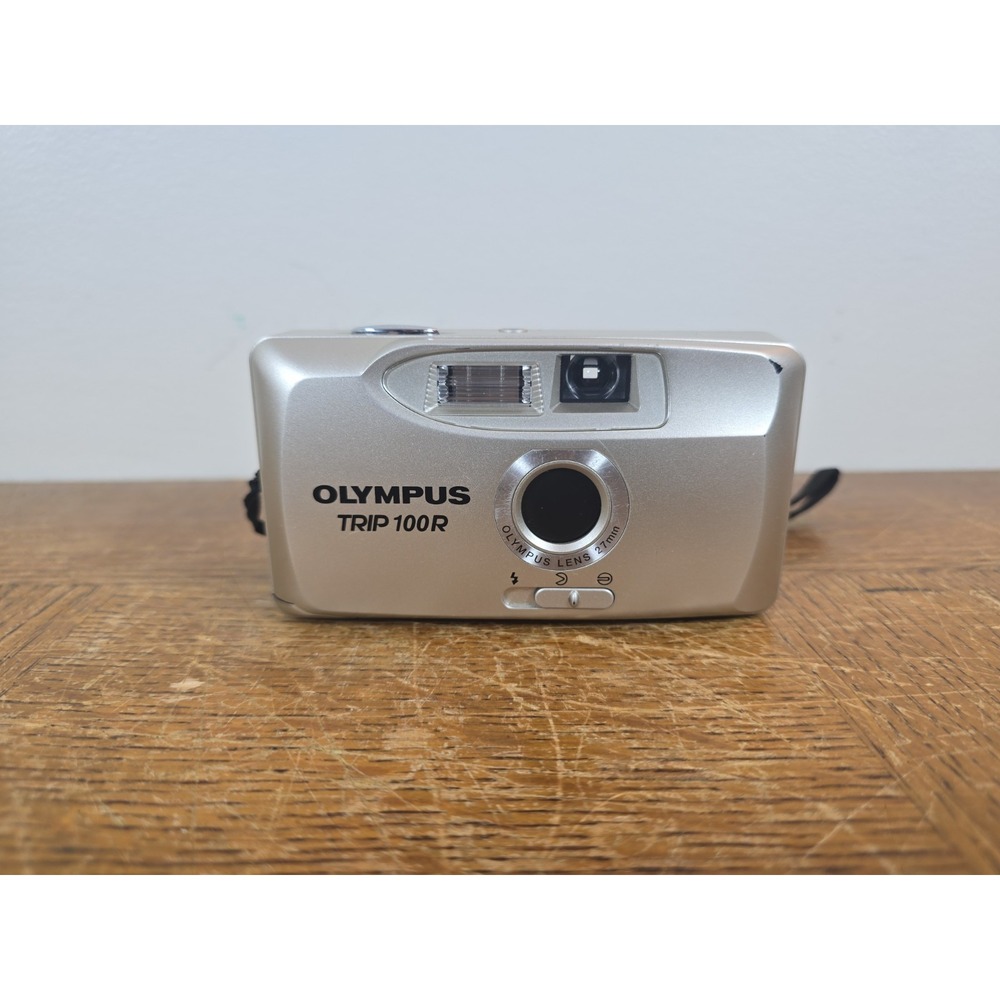 Olympus Trip 100R 35mm Vintage Point & Shoot Film Camera w/ Strap [FILM TESTED]